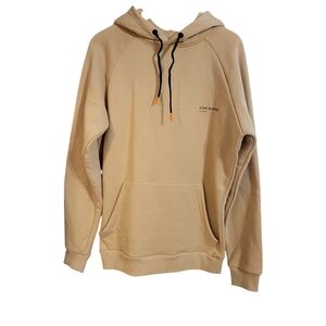 C'est Normal Beige Organic Cotton Pullover Hoodie